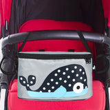 Maxbell Baby Stroller Organizer Bag Baby Sundries Storage Bag for Strollers Shopping blue