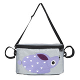 Maxbell Baby Stroller Organizer Bag Baby Sundries Storage Bag for Strollers Shopping purple