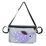 Maxbell Baby Stroller Organizer Bag Baby Sundries Storage Bag for Strollers Shopping purple