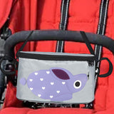 Maxbell Baby Stroller Organizer Bag Baby Sundries Storage Bag for Strollers Shopping purple