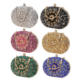 Maxbell 2xWomen Clutch Evening Bag Pouch Wedding Purse for Club Cocktail Party Wedding silver