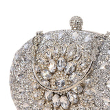 Maxbell 2xWomen Clutch Evening Bag Pouch Wedding Purse for Club Cocktail Party Wedding silver