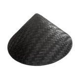 Maxbell 3xBamboo Hat Beach Sun Hats Weaved Hard Hat Crafting Kids Handicraft Asian Hat