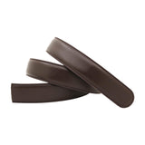 PU Leather Ratchet Belt without Buckle Formal Stylish Replacement Belt Strap
