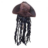 Maxbell 2xHalloween Pirate Hat Role Play for Holiday Masquerade Halloween
