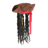 Maxbell 2xHalloween Pirate Hat Role Play for Holiday Masquerade Halloween
