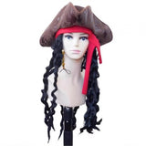 Maxbell 2xHalloween Pirate Hat Role Play for Holiday Masquerade Halloween