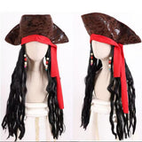 Maxbell 2xHalloween Pirate Hat Role Play for Holiday Masquerade Halloween