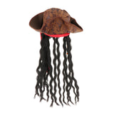 Maxbell 2xHalloween Pirate Hat Role Play for Holiday Masquerade Halloween