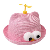 Maxbell Child Sun Hat Breathable Lightweight Cute Sunhat Kid Beach Hat Fisherman Cap PInk