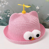 Maxbell Child Sun Hat Breathable Lightweight Cute Sunhat Kid Beach Hat Fisherman Cap PInk