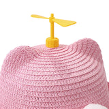 Maxbell Child Sun Hat Breathable Lightweight Cute Sunhat Kid Beach Hat Fisherman Cap PInk