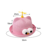 Maxbell Child Sun Hat Breathable Lightweight Cute Sunhat Kid Beach Hat Fisherman Cap PInk