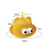 Maxbell Child Sun Hat Breathable Lightweight Cute Sunhat Kid Beach Hat Fisherman Cap Yellow