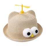 Maxbell Child Sun Hat Breathable Lightweight Cute Sunhat Kid Beach Hat Fisherman Cap Beige