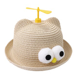Maxbell Child Sun Hat Breathable Lightweight Cute Sunhat Kid Beach Hat Fisherman Cap Beige