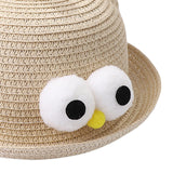 Maxbell Child Sun Hat Breathable Lightweight Cute Sunhat Kid Beach Hat Fisherman Cap Beige
