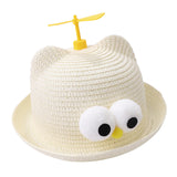 Maxbell Child Sun Hat Breathable Lightweight Cute Sunhat Kid Beach Hat Fisherman Cap White