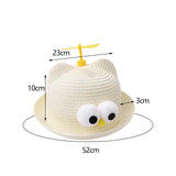 Maxbell Child Sun Hat Breathable Lightweight Cute Sunhat Kid Beach Hat Fisherman Cap White