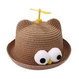 Maxbell Child Sun Hat Breathable Lightweight Cute Sunhat Kid Beach Hat Fisherman Cap Coffee
