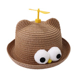 Maxbell Child Sun Hat Breathable Lightweight Cute Sunhat Kid Beach Hat Fisherman Cap Coffee