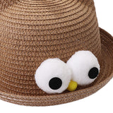 Maxbell Child Sun Hat Breathable Lightweight Cute Sunhat Kid Beach Hat Fisherman Cap Coffee