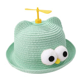 Maxbell Child Sun Hat Breathable Lightweight Cute Sunhat Kid Beach Hat Fisherman Cap Green