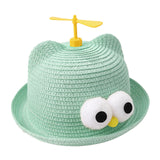 Maxbell Child Sun Hat Breathable Lightweight Cute Sunhat Kid Beach Hat Fisherman Cap Green