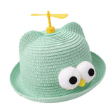 Maxbell Child Sun Hat Breathable Lightweight Cute Sunhat Kid Beach Hat Fisherman Cap Green