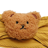 Maxbell Baby Headband with Bear Decor Children Wide Headbands Cute Headwear Hairband Yellow