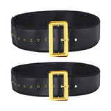 Maxbell 3xSanta Claus Belt Props Christmas Santa Belt for Masquerade Cosplay Role Play 9cmx165cm