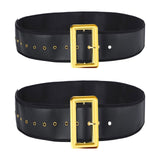 Maxbell 2xSanta Claus Belt Props Christmas Santa Belt for Masquerade Cosplay Role Play 9cmx165cm