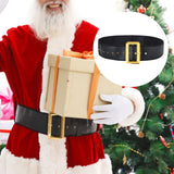 Maxbell 2xSanta Claus Belt Props Christmas Santa Belt for Masquerade Cosplay Role Play 6cmx120cm