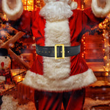 Maxbell 2xSanta Claus Belt Props Christmas Santa Belt for Masquerade Cosplay Role Play 6cmx120cm