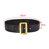 Maxbell 2xSanta Claus Belt Props Christmas Santa Belt for Masquerade Cosplay Role Play 6cmx120cm