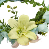 Maxbell Floral Crown Headpiece Garland Headbands for Vacation Wedding Festival Party Green