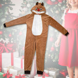 Maxbell Christmas Elk Pajamas Nightwear Fleece Pajamas for Holiday Boys Girls Winter