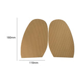 Maxbell 3xShoes Rubber Half Sole Shoe Bottom Shoes Pads for Sports Leather Shoes