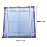 Maxbell 3xPocket Square Hankies Kerchief Party Grooms Durable Cotton Men Handkerchiefs Style G 6Pcs Random
