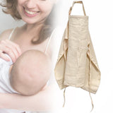 Maxbell Nursing Scarf Breastfeeding Shawl Breast Feeding Covers Beige