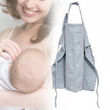 Maxbell Nursing Scarf Breastfeeding Shawl Breast Feeding Covers Light Grey