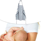 Maxbell Nursing Scarf Breastfeeding Shawl Breast Feeding Covers Light Grey