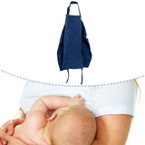 Maxbell Nursing Scarf Breastfeeding Shawl Breast Feeding Covers Dark Blue