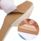 Maxbell 2Pcs Anti Slip Shoe Sole Stickers Shoe Grips for Bottom of Shoes for Slipper Khaki