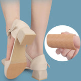 Maxbell 2Pcs Anti Slip Shoe Sole Stickers Shoe Grips for Bottom of Shoes for Slipper Khaki