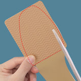 Maxbell 2Pcs Anti Slip Shoe Sole Stickers Shoe Grips for Bottom of Shoes for Slipper Khaki