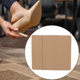 Maxbell 2Pcs Anti Slip Shoe Sole Stickers Shoe Grips for Bottom of Shoes for Slipper Khaki