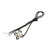 Maxbell 5xObi Ornament Lady Obi Fastening Belt Decoration for Christmas Ceremony Party Black