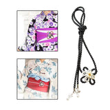 Maxbell 6xObi Ornament Lady Obi Fastening Belt Decoration for Christmas Ceremony Party Black