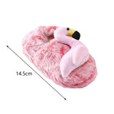 Maxbell Flamingo Slippers Anti Slip Children Slides Shoes for Home Living Room Gifts Size 5 or 6